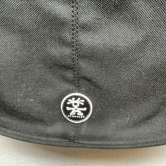 Crumpler Wee Bee (Medium) Messenger Tablet Bag Black Canvas Green Interior - Picture 5 of 12